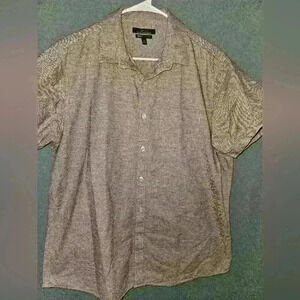 Marc Anthony Mens Short Sleeve Button Up Shirt Size Xl